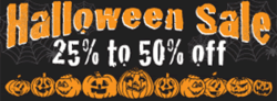 Halloween Sale Signs